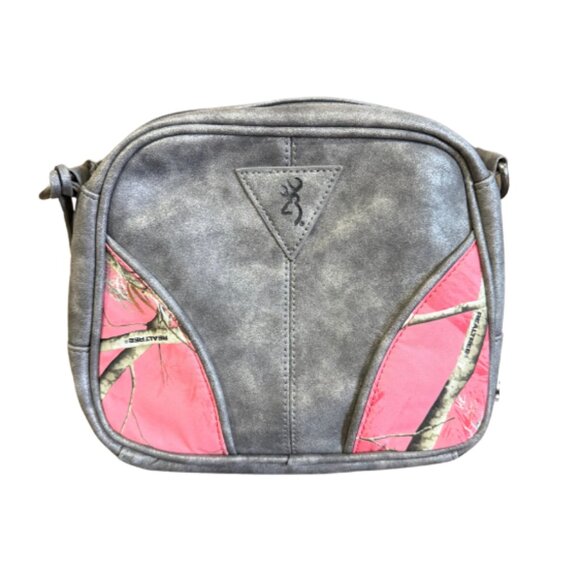 Browning Women's Ivy Concealed Carry Handbag Pink Gray - Picture 3 of 12